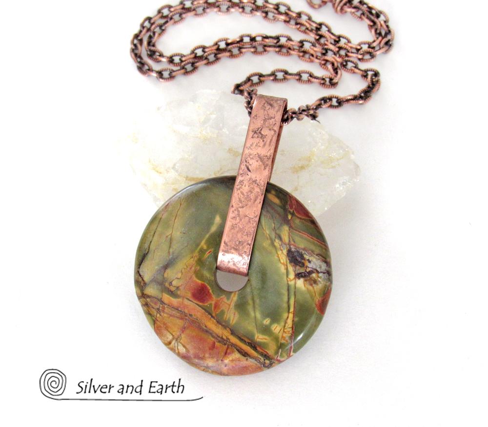 Red creek jasper deals pendant